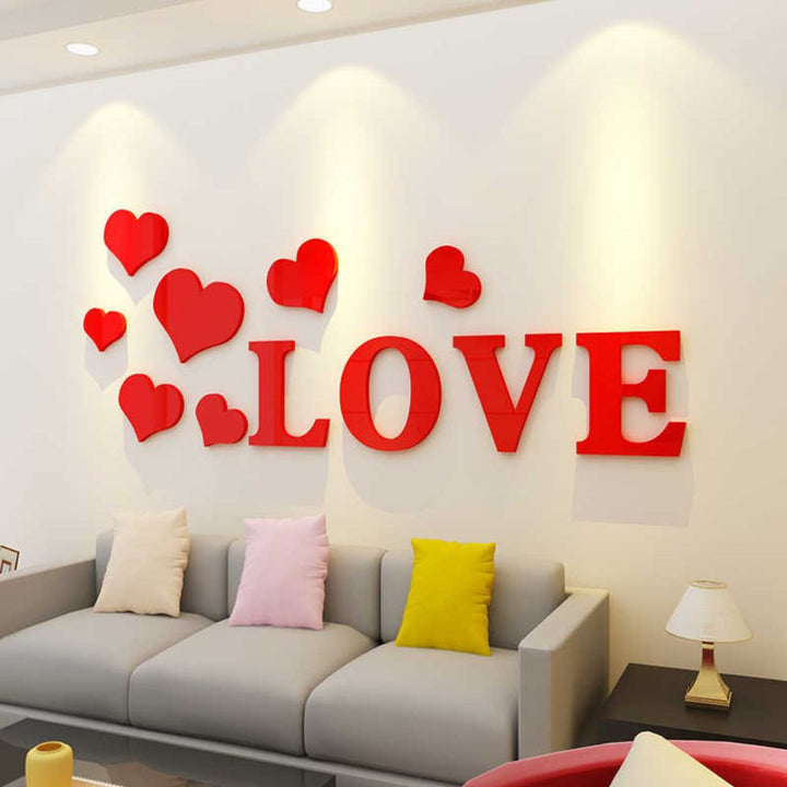 Flying Hearts with Love | Wall Decor