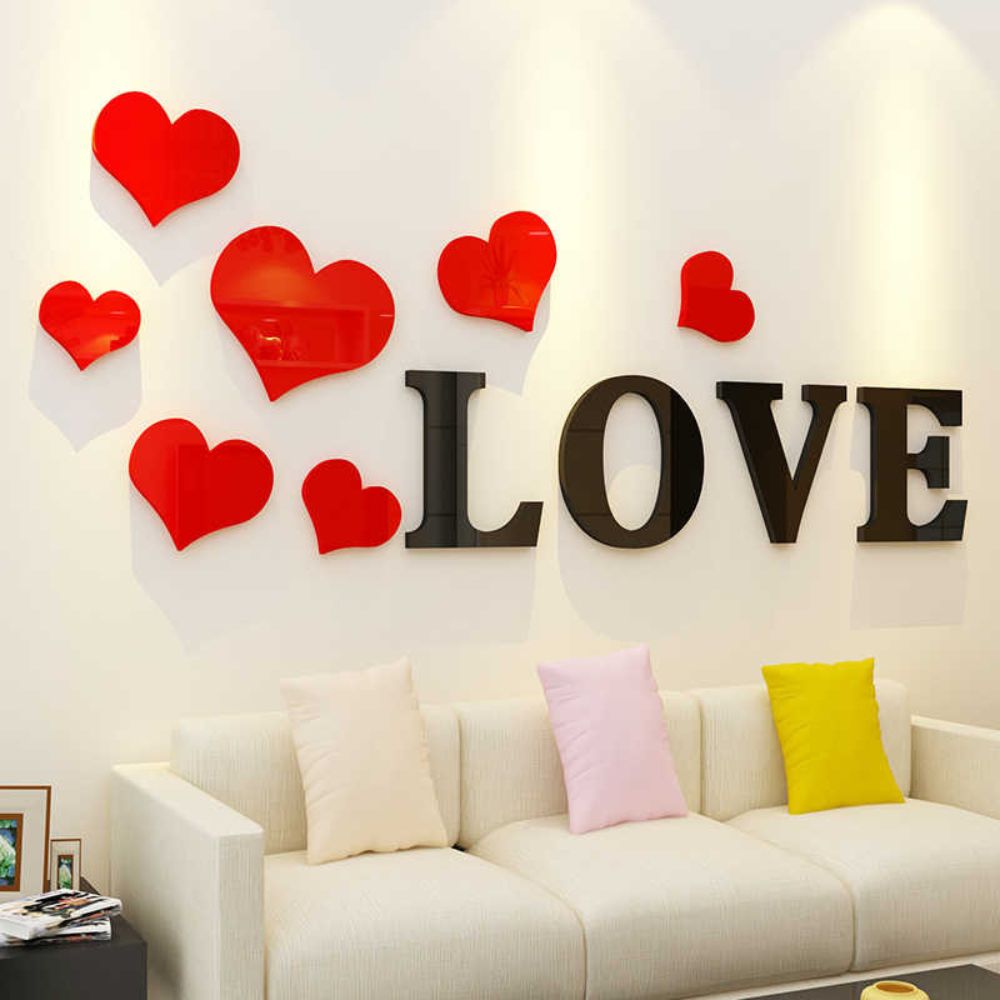 Flying Hearts with Love | Wall Decor