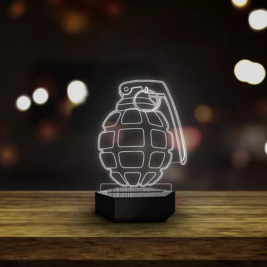 Grenade 3D Illusion Lamp