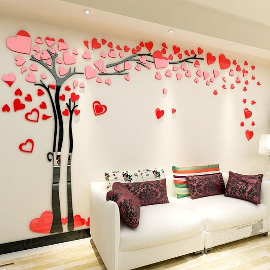 Heart Leaves Tree | Wall Art
