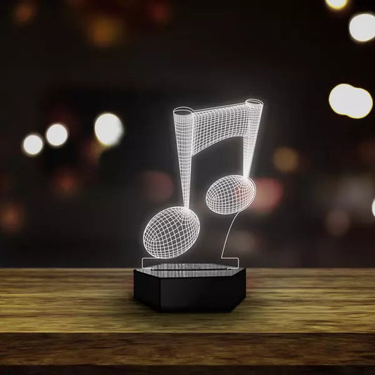 Music 3D Illusion Lamp